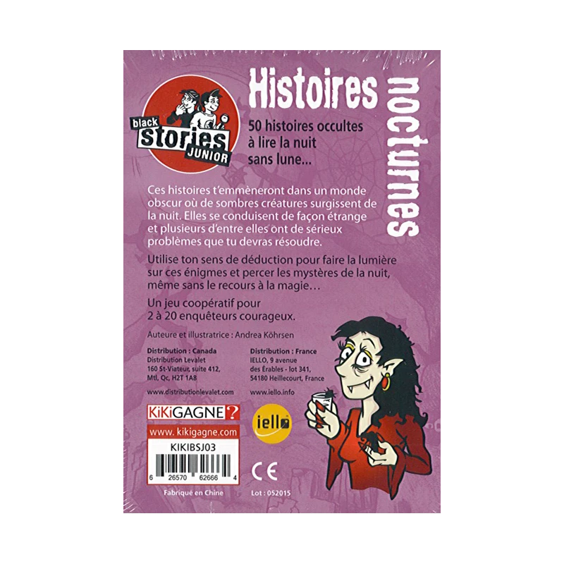 Black Stories Junior - Histoires Nocturnes Black Stories Junior - Histoires Nocturnes -Labyrinthe black stories histoires noctur 1