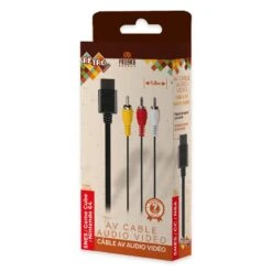 CABLE VIDEO AV POUR SNES NINTENDO 64 GAMECUBE