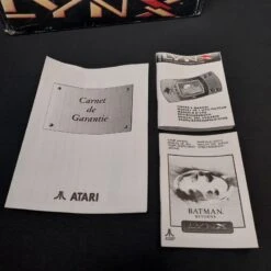 CONSOLE ATARI LYNX 2 PACK BATMAN RETURNS COMPLET -Labyrinthe console atari lynx 2 pack batman returns complet 13