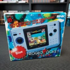 CONSOLE NEO GEO POCKET COLOR BLUE COMPLET EN BOITE -Labyrinthe console neo geo pocket color blue complet en boite 2