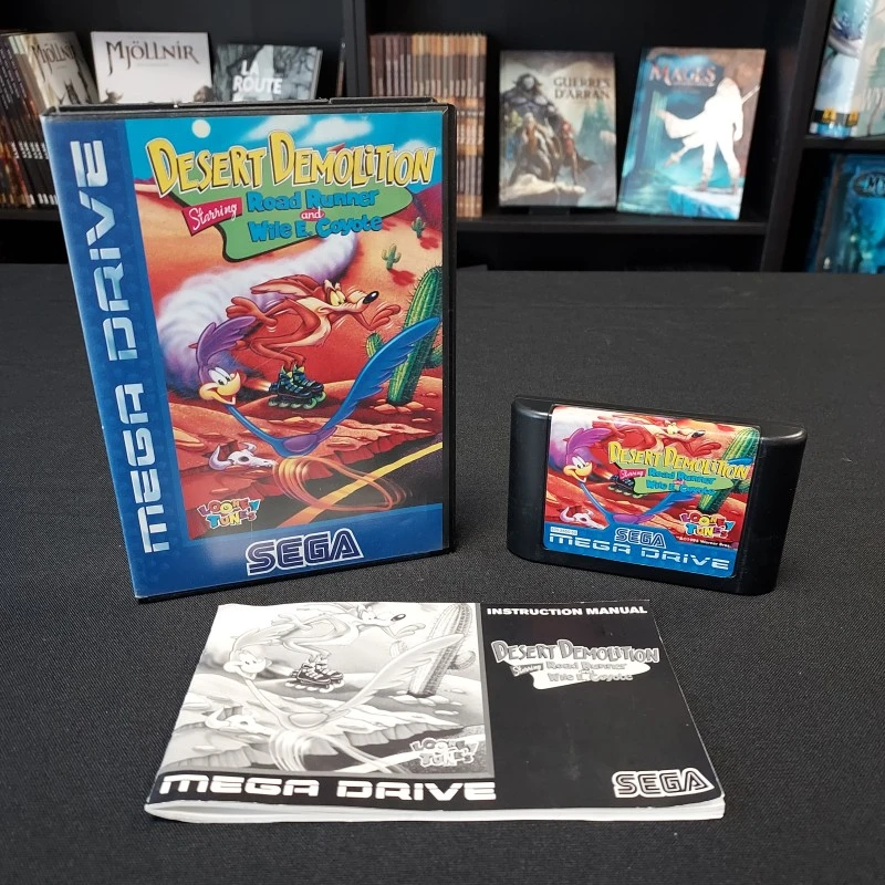 DESERT DEMOLITION COMPLET MEGA DRIVE DESERT DEMOLITION COMPLET MEGA DRIVE -Labyrinthe desert demolition complet mega drive 1
