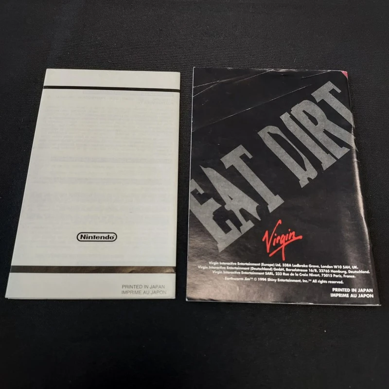 EARTHWORM JIM COMPLET PAL EUR VF SUPER NINTENDO SNES EARTHWORM JIM COMPLET PAL EUR VF SUPER NINTENDO SNES -Labyrinthe earthworm jim complet pal eur vf super nintendo snes 15