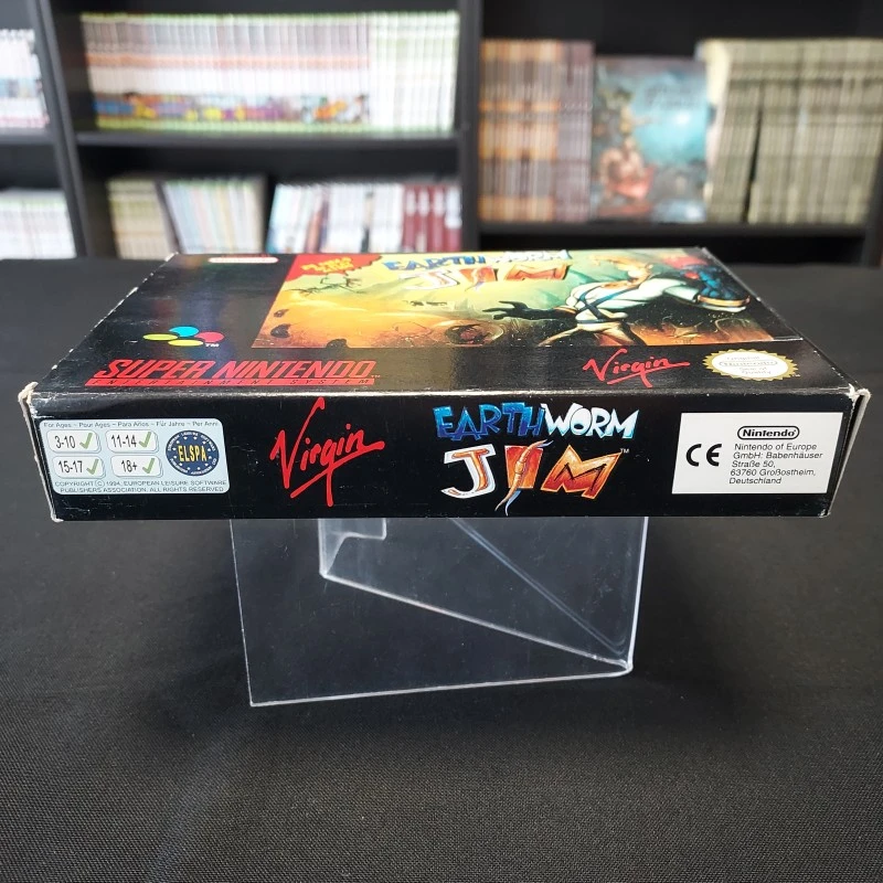 EARTHWORM JIM COMPLET PAL EUR VF SUPER NINTENDO SNES EARTHWORM JIM COMPLET PAL EUR VF SUPER NINTENDO SNES -Labyrinthe earthworm jim complet pal eur vf super nintendo snes 5