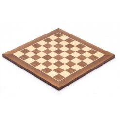 Echiquier En Noyer Et Erable 48 Cm