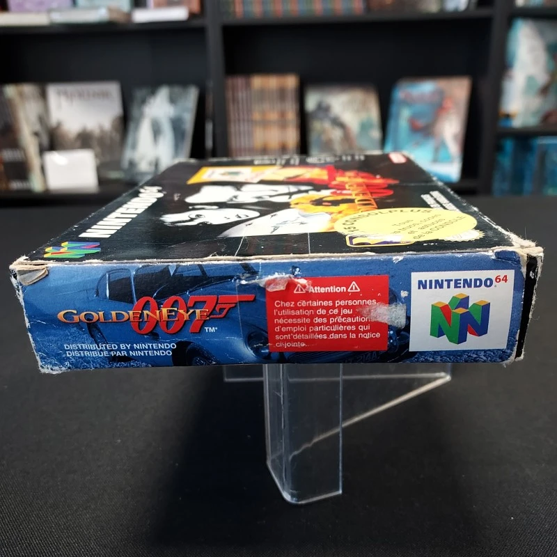 GOLDENEYE 007 COMPLET ETIQUETTE FACE AVANT NINTENDO 64 GOLDENEYE 007 COMPLET ETIQUETTE FACE AVANT NINTENDO 64 -Labyrinthe goldeneye 007 complet etiquette face avant nintendo 64 7