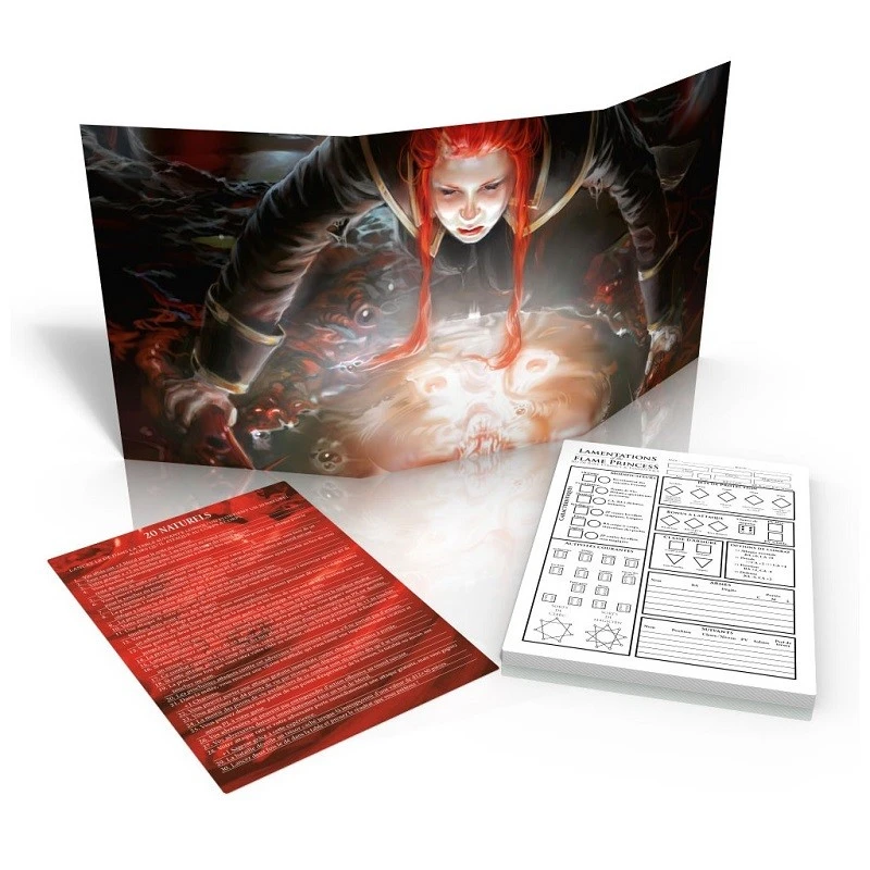 Lamentations of The Flame Princess - Ecran de l'Arbitre Lamentations Of The Flame Princess - Ecran De L'Arbitre -Labyrinthe lotfp ecran de l arbitre 1