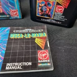 MEGA LO MANIA COMPLET MEGA DRIVE JAQUETTE ABIMEE -Labyrinthe mega lo mania complet mega drive jaquette abimee 6