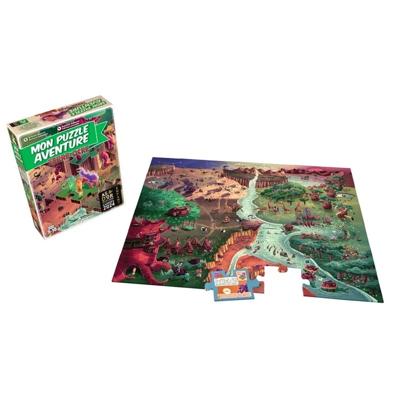 Mon Puzzle Aventure : Terre Ocre Mon Puzzle Aventure : Terre Ocre -Labyrinthe mon puzzle aventure terre oc 1