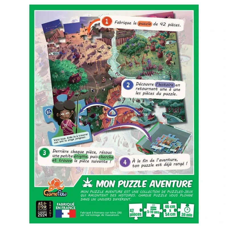 Mon Puzzle Aventure : Terre Ocre Mon Puzzle Aventure : Terre Ocre -Labyrinthe mon puzzle aventure terre oc 2