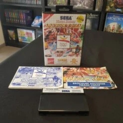 OLYMPIC GOLD COMPLET + BROCHURE SOUVENIR MASTER SYSTEM -Labyrinthe olympic gold complet brochure souvenir master system 1