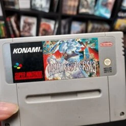 PRINCE OF PERSIA CARTOUCHE SEULE FAH JAUNIE SNES -Labyrinthe prince of persia cartouche seule fah jaunie snes 1