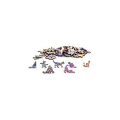 Puzzle En Bois Arc-en-ciel Chat -Labyrinthe puzzle bois chat 99p 1