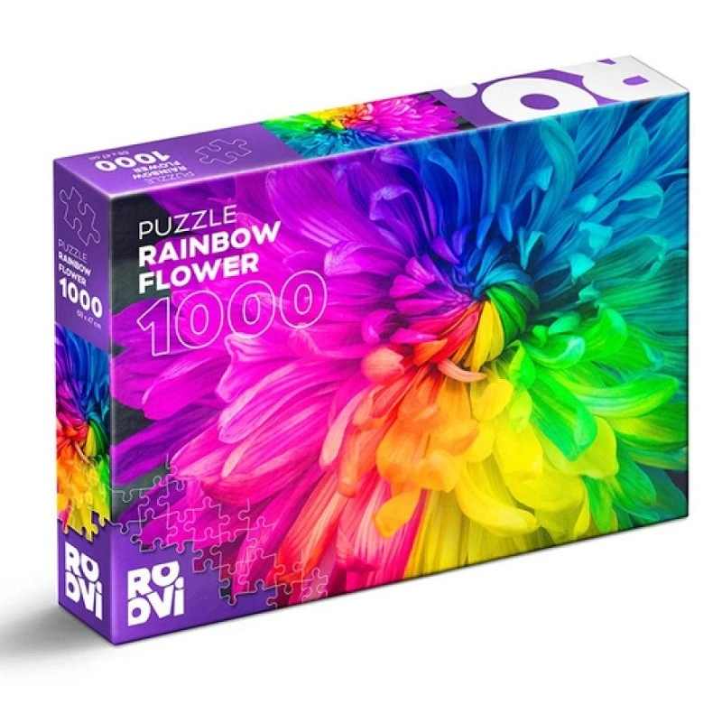 Puzzle Fleur Arc en Ciel Puzzle Fleur Arc En Ciel -Labyrinthe puzzle fleur arc en ciel 1000p
