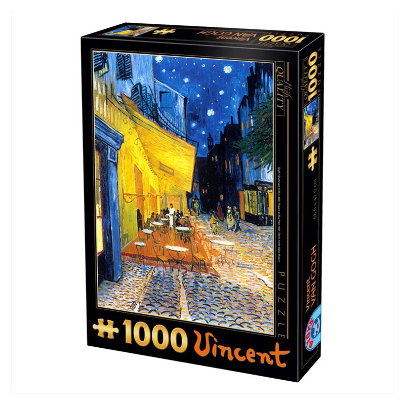 Puzzle Van Gogh - Terrasse Café Puzzle Van Gogh - Terrasse Café -Labyrinthe puzzle van gogh terrasse cafe