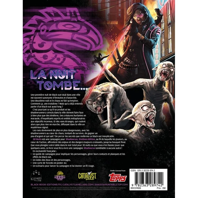 Shadowrun 6 : 30 Nuits Shadowrun 6 : 30 Nuits -Labyrinthe shadowrun 6 30 nuits