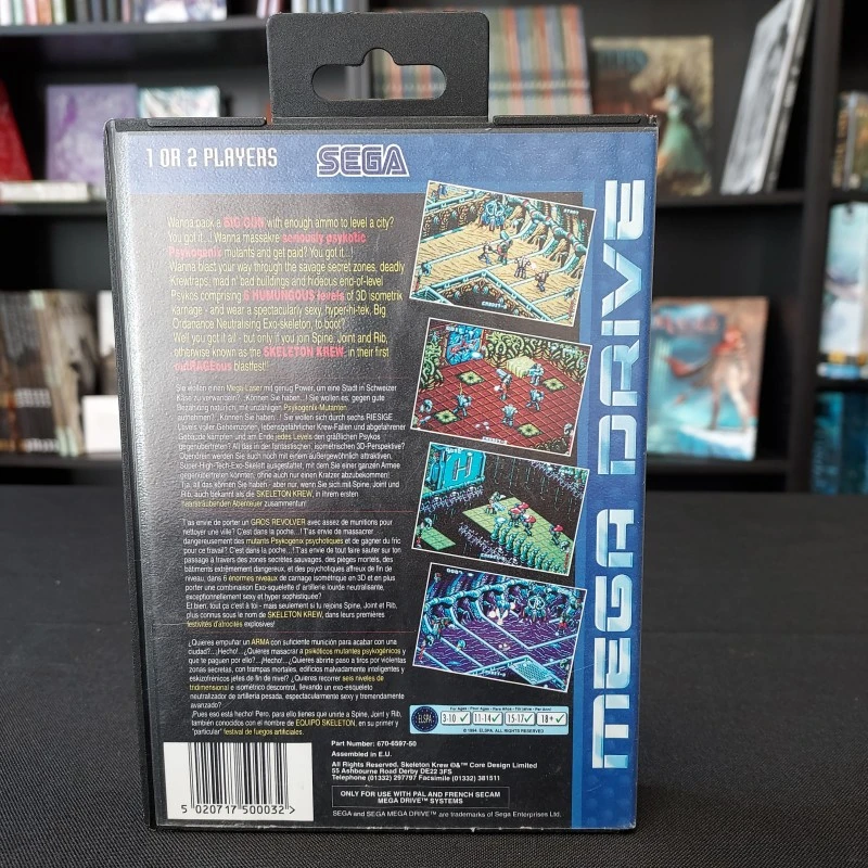 SKELETON KREW COMPLET MEGA DRIVE SKELETON KREW COMPLET MEGA DRIVE -Labyrinthe skeleton krew complet mega drive 4