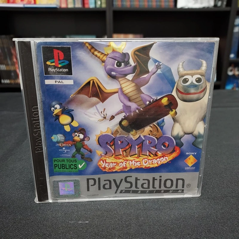 SPYRO YEAR OF THE DRAGON COMPLET PLATINUM PS1 SPYRO YEAR OF THE DRAGON COMPLET PLATINUM PS1 -Labyrinthe spyro year of the dragon complet platinum ps1