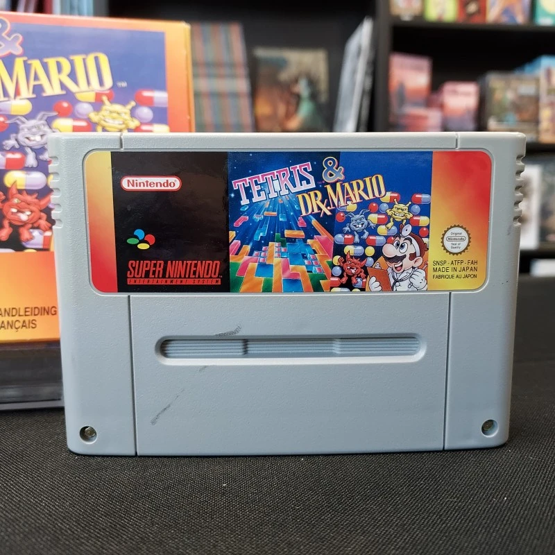 TETRIS & DR. MARIO COMPLET FAH SUPER NINTENDO TETRIS & DR. MARIO COMPLET FAH SUPER NINTENDO -Labyrinthe tetris dr mario complet fah super nintendo 8