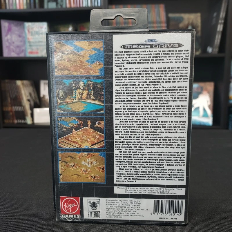 TWO TRIBES POPULOUS 2 COMPLET NOTICE ABIMEE MEGA DRIVE TWO TRIBES POPULOUS 2 COMPLET NOTICE ABIMEE MEGA DRIVE -Labyrinthe two tribes populous 2 complet notice abimee mega drive 2