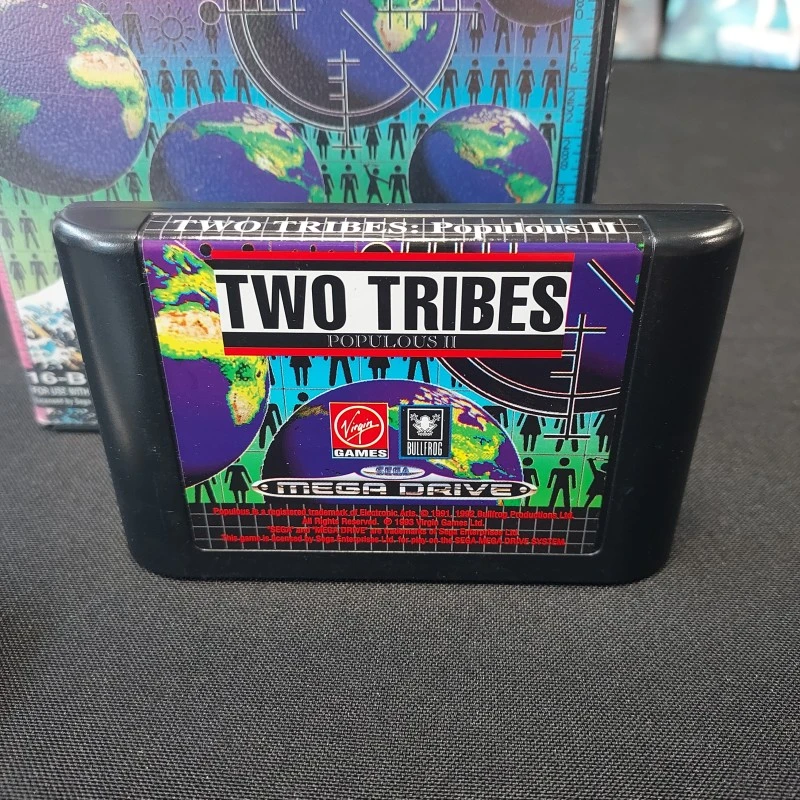 TWO TRIBES POPULOUS 2 COMPLET NOTICE ABIMEE MEGA DRIVE TWO TRIBES POPULOUS 2 COMPLET NOTICE ABIMEE MEGA DRIVE -Labyrinthe two tribes populous 2 complet notice abimee mega drive 4