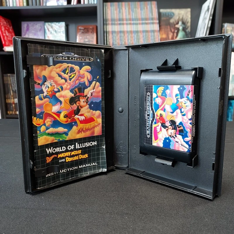 WORLD OF ILLUSION COMPLET MEGA DRIVE WORLD OF ILLUSION COMPLET MEGA DRIVE -Labyrinthe world of illusion complet mega drive 1