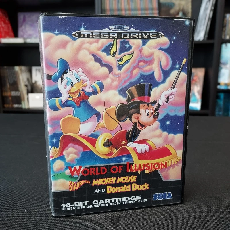 WORLD OF ILLUSION COMPLET MEGA DRIVE WORLD OF ILLUSION COMPLET MEGA DRIVE -Labyrinthe world of illusion complet mega drive